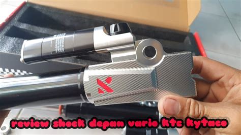 Review Shock Depan Ktc Kytaco Vario Youtube