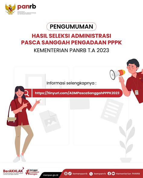 Kementerian Pasca Sanggah Telah Diumumkan 95 Pelamar Pppk