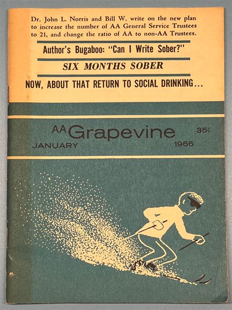 AA Grapevine - January 1966 - Trustees Program — Recovery Collectibles