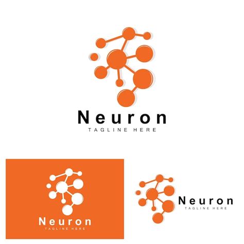 Premium Vector Neuron Logo Design Vector Nerve Cell Illustration