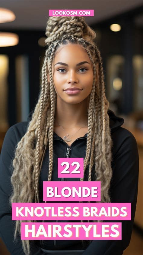 22 Blonde Knotless Braids Hairstyles Looks For 2024 Artofit