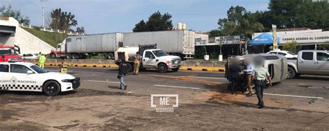 Choque Volcadura De Veh Culo Deja Una Persona Herida En La Morelia