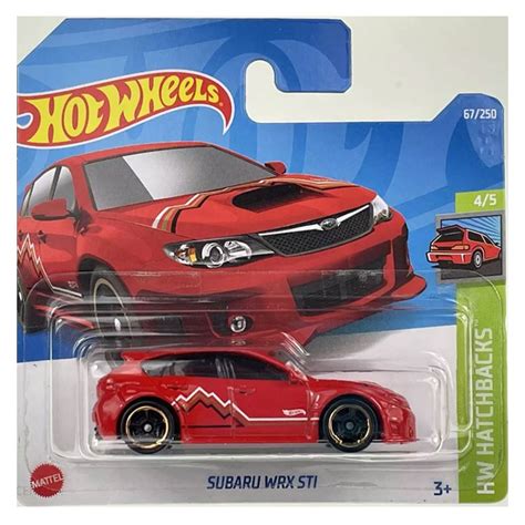 Hot Wheels 2022 Hw Hatchbacks 4 5 Subaru Wrx Sti Kirmizi