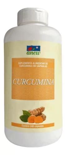 Anew Curcumin C Psulas Mg Curcuma Longa Sabor Natural