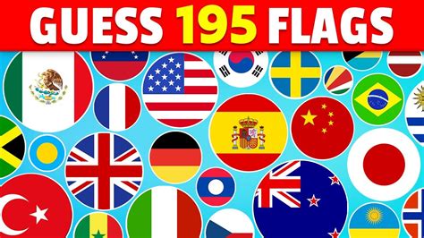 Guess All 195 Flags Of The World 🚩🌍 Ultimate Flag Quiz Youtube