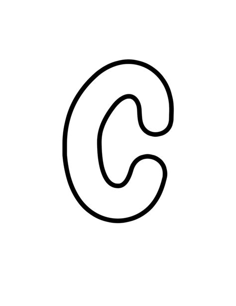 Free Printable Bubble Letters Lowercase Bubble Letter C Bubble