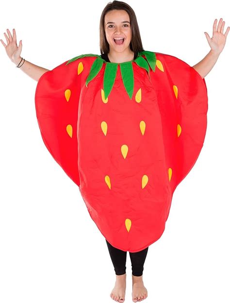 Bodysocks Strawberry Costume Adult Uk Toys And Games