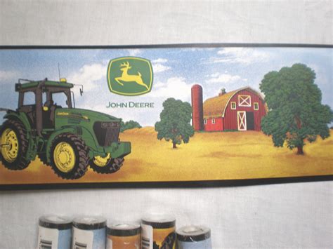 6 Rolls John Deere Tractor Wallpaper Border Etsy