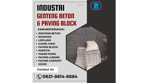 Genteng Beton Datar Ppt