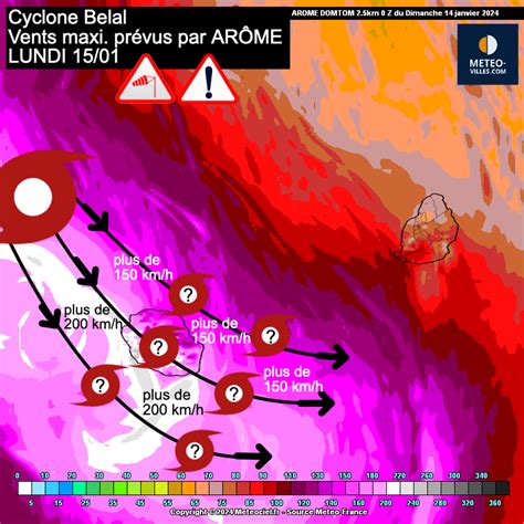 Actualit S M T O Cyclone Belal Vigilance Rouge La R Union