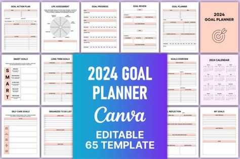 Editable 2024 Budget Planner Canva KDP Graphic By NR Creative Shop