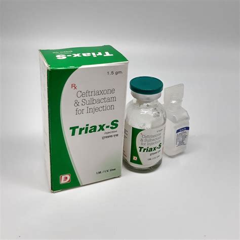 Triax S Ceftriaxone And Sulbactam For Injection Ml At Rs Vial In