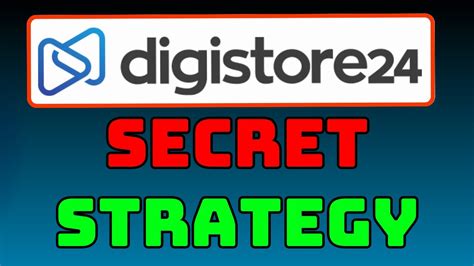 Secret Strategy Of Digistore 24 Affiliate Marketing Make Money Online