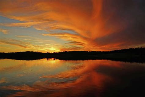 Fall Lake Sunset Photograph By Greg Boutz Fine Art America