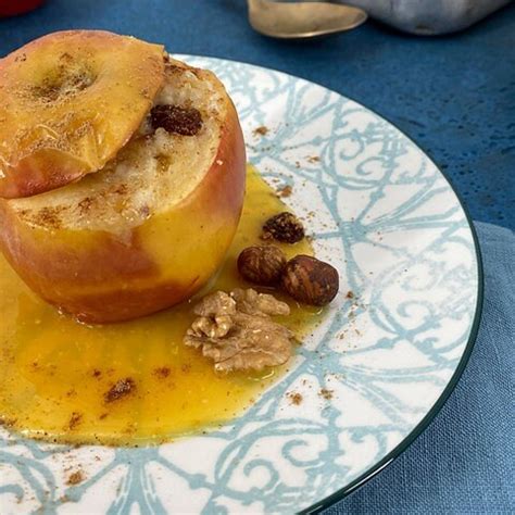 Bratäpfel mit Marzipanfüllung und Orangensoße Rezepte Kaffee oder