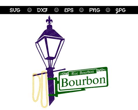 Bourbon Street Sign Clip Art