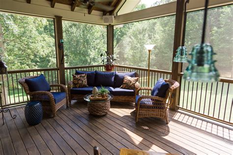 Screened Porch Addition Solid Construction