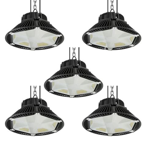 5Anten 200W UFO LED Anti Éblouissement Rond Industriel LED Étanche