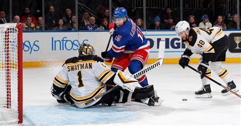 Swayman makes 31 saves as NHL-best Bruins beat Rangers 3-1 - CBS Boston