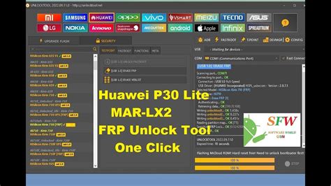 Huawei P30 Lite Mar Lx2 Frp Unlock Tool Youtube