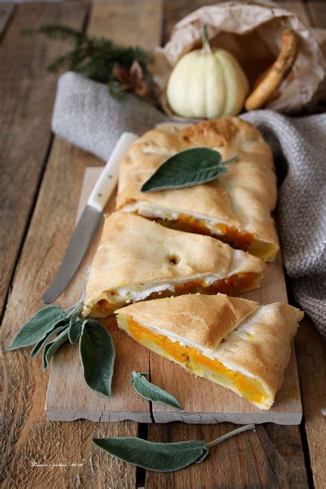 Strudel Salato Alla Zucca Patate E Feta Pensieri E Pasticci