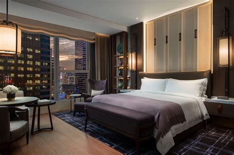 The St Regis Hong Kong Hotel Wan Chai Hong Kong Deluxe Room Bed Travoh