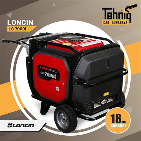 Jual Mesin Genset Generator Bensin LONCIN LC 7000i Digital Inverter