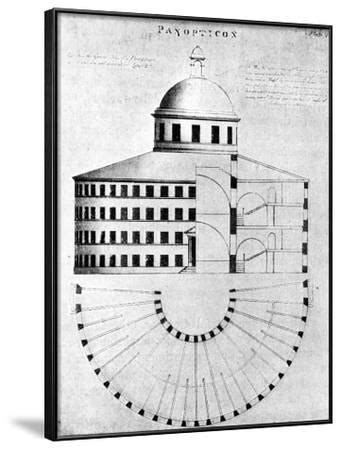 'Panopticon -Prison Design by Jeremy Bentham' Photographic Print ...