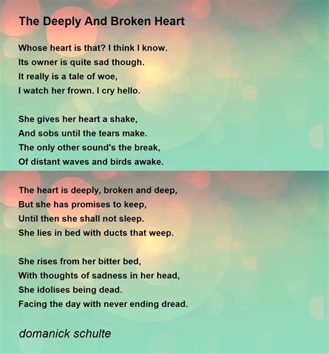 Broken Heart Poems For Girls