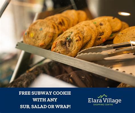 FREE Subway Cookie! - Elara Village Shopping Centre