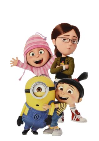 Margo, Edith, Agnes and Minion by DarkMoonAnimation on DeviantArt