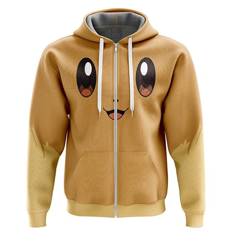 Eevee V2 Pokemon Zip Hoodie Jacket Anime Ape