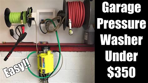 Diy Pressure Washer Hose Reel Custom Mounted Pressure Washer In Your