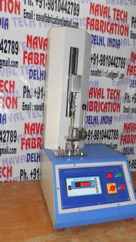 Digital Motorized Button Snap Pull Tester Rs 65000 Naval Tech