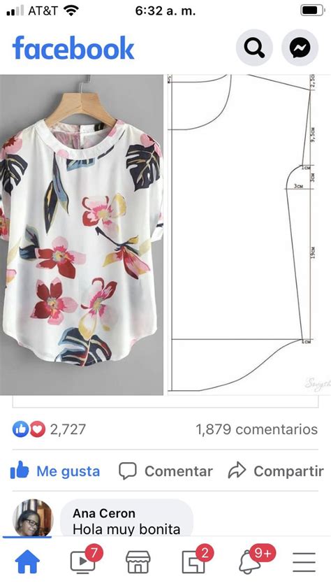 Medidas Y Patrones De Costura De Vestidos Femeninos Remeras