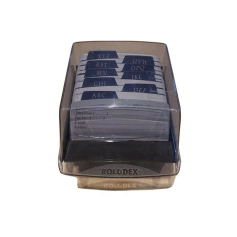 Vintage Rolodex S 310 C Address Phone Card File Organizer With Dividers