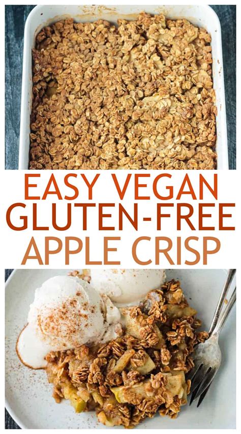 Vegan Apple Crisp Gluten Free ~ Veggie Inspired