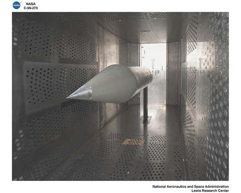 8X6 FOOT SUPERSONIC WIND TUNNEL 20 INCH CONE CYLINDER MODEL TEST