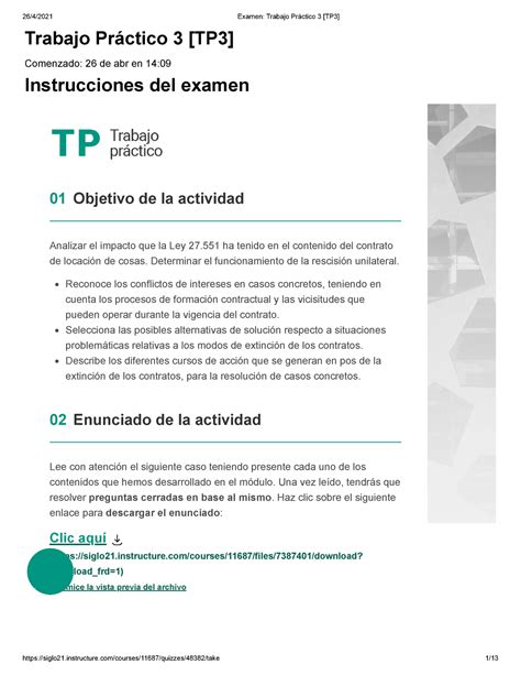 Privado 3 TP3 85 VE Trabajo Practico Derecho Privado III Aprobado