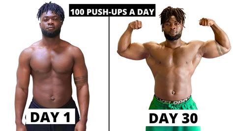 100 Pushups A Day For 30 Days Transformation Unexpected Results