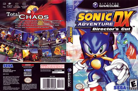 Sonic Adventure Dx Directors Cut Rgcandwiicoverart