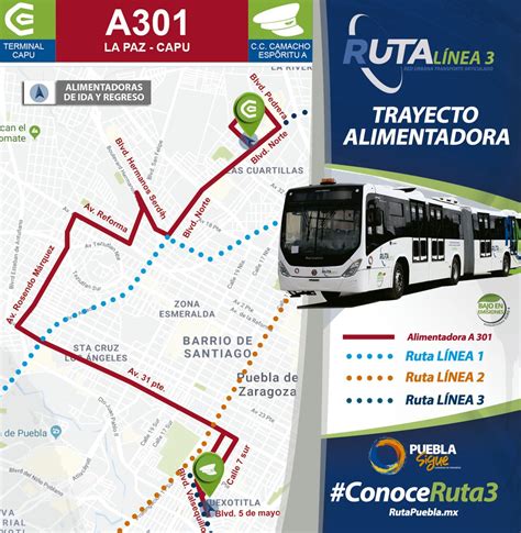 Rutas De Transporte Publico En Puebla Todo Puebla