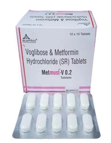 Voglibose Metformin Hydrochloride Tablets At Rs 850 Box Metformin