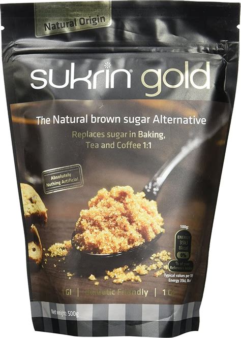 Sukrin Gold All Natural Stevia Sweetener Brown Sugar Alternative 500g