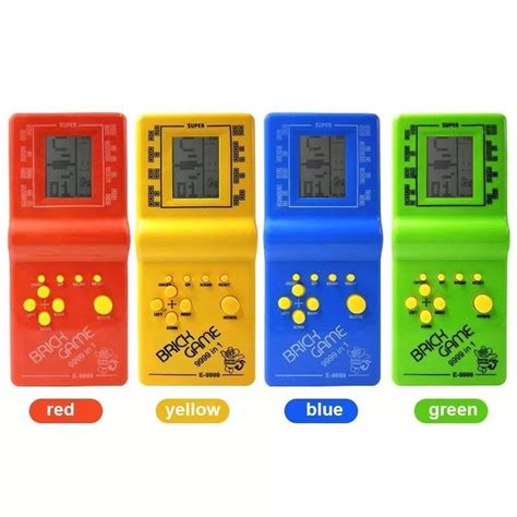 Jual Mainan Game Jadul Tetris Balok Mini Gamebot Gimbot Brick Game