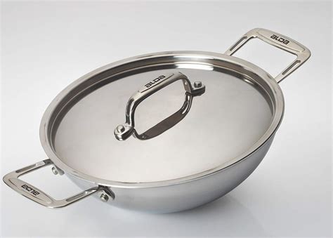 Buy Alda Tri Ply Stainless Steel Wok Pan 26 Cm 35 Ltr With Lid Online At Low Prices In India