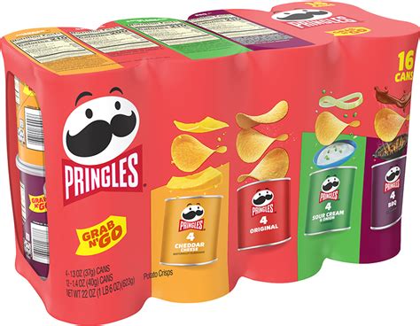 Pringles Grab Go Multipack Crisp Flavors Pringles