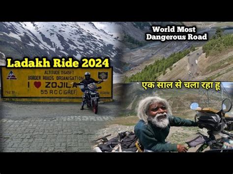 Delhi To Zojila Pass Ladakh Ride World Most Dangerous Road Apache