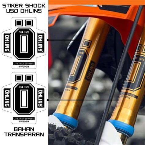 Jual Stiker Set Ohlins Transparan Shopee Indonesia