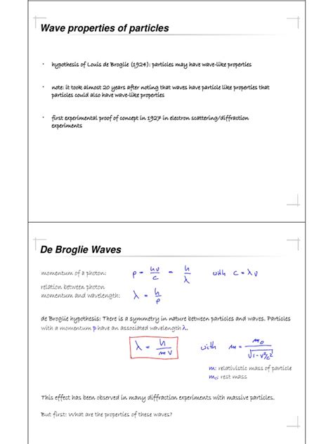 Pdf Wave Properties Of Particles Dokumen Tips